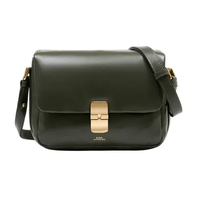 A.p.c. Grace Soft Crossbody -  - Leather - Khaki