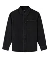 Apc Graham Overshirt In Lze - Stonewashed Black