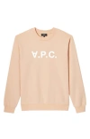Apc A. P.c. Sweat Standard Grand Logo Sweater In Neutral