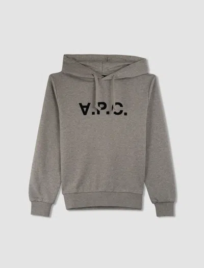 Apc Grand Vpc Sweatshirt In Gris Chine,dark Navy
