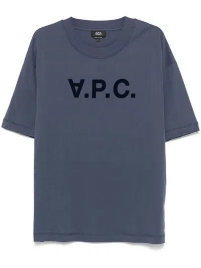 Apc Grand Vpc T-shirt In Blue