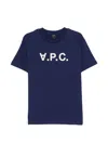 A.p.c. A. P.c. T-shirt Men Color Blue In Blue