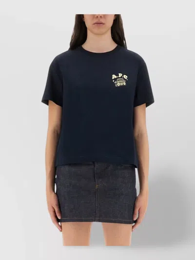 APC "GRAPHIC PRINT" BOXY FIT CREW NECK T-SHIRT
