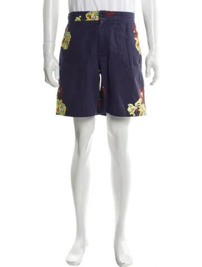 Pre-owned Apc Graphic Print Chino Shorts In Purple