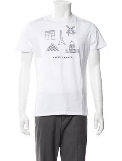 Pre-owned Apc Graphic Print Crew Neck T-shirt In Multi