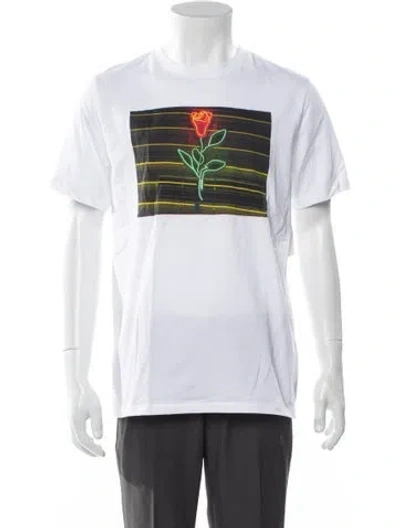 Pre-owned Apc Graphic Print Crew Neck T-shirt W/ Tags In White