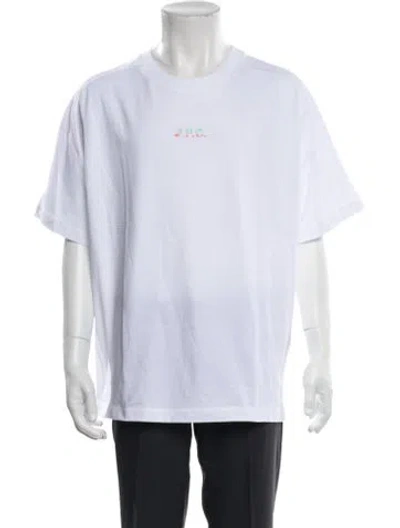 Pre-owned Apc Graphic Print Crew Neck T-shirt In White