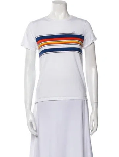 Pre-owned Apc Graphic Print Crew Neck T-shirt In White