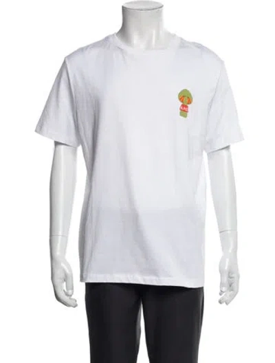 Pre-owned Apc Graphic Print Crew Neck T-shirt In White