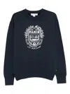 Apc Graphic-print Sweater In Blue