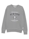 Apc Graphic-print Sweater In Gray