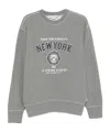 Apc Graphic-print Sweater In Gray