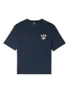 Apc Graphic T-shirt In Blue