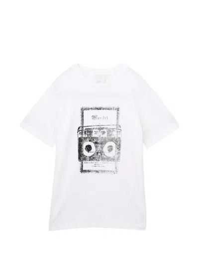 A.p.c. Graphic-print T-shirt In White