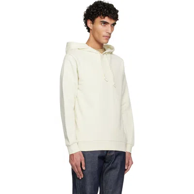 A.p.c. Gray And White Standard Grand Vpc Hoodie In Transparent