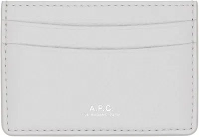 Apc Gray André Card Holder