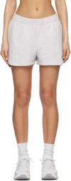 Apc Gray Asics Edition Rain Shorts In Plb Heathered Light