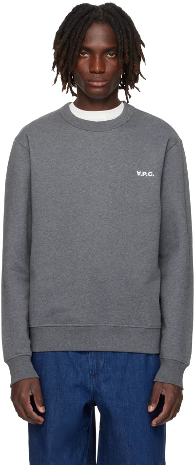 Apc Gray Boxy Petit 'vpc' Sweatshirt
