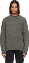 Apc Gray Harris Sweater In Gray