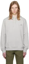 Apc Gray Item H Hoodie In Plb Heathered Grey