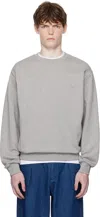 Apc Gray James Sweatshirt In Gray