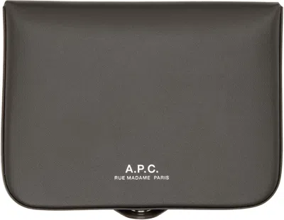 Apc Gray Josh Coin Wallet