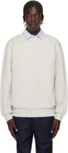 Apc Gray Label H Sweatshirt In Paa Heathered Ecru