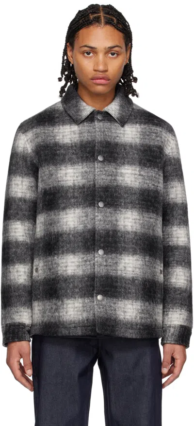 Apc Camicia-s Nd A.p.c. Male In Grey