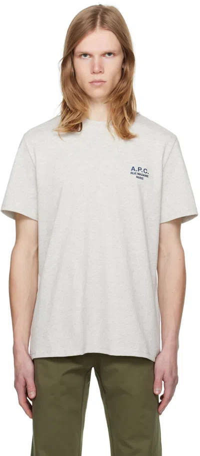 Apc Gray Raymond T-shirt