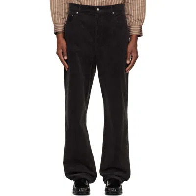 A.p.c. Gray Solal Trousers In Purple