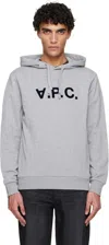 A.p.c. Hoodie Standard Grand Vpc Gots In Gray