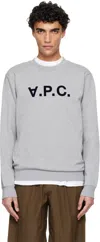 Apc Gray Standard Grand 'vpc' Sweatshirt In Gray
