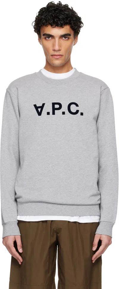 Apc Gray Standard Grand 'vpc' Sweatshirt