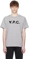 Apc A.p.c. Tshirt In Gray