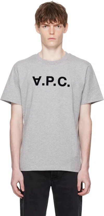 Apc Gray Standard Grand 'vpc' T-shirt
