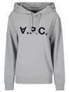 Apc Sweatshirt A.p.c. Woman Color Grey In Grey