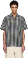 Apc Ross Short-sleeve Shirt In Kaa Green