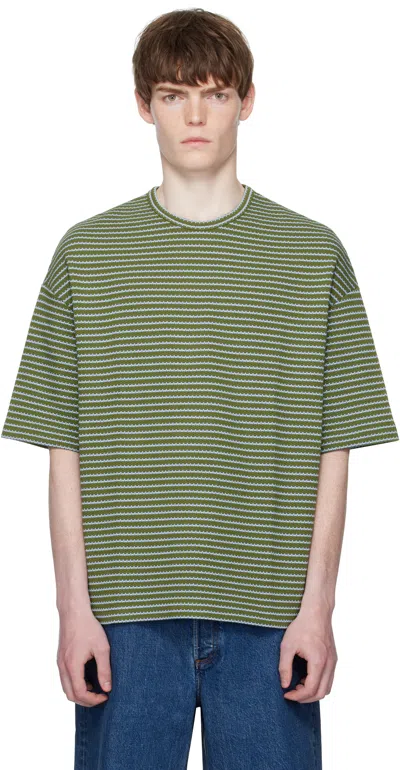 Apc Green Bahia T-shirt In Multi