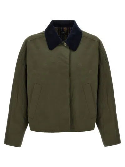 APC GREEN BECCA JACKET