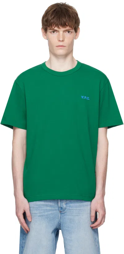 Apc Green Boxy Petit 'vpc' T-shirt