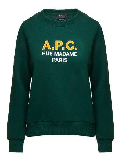 Apc A.p.c. Green Cotton Sweater