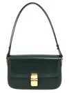 Apc A.p.c. Grace Foldover Shoulder Bag In Green