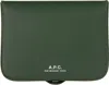 Apc Green Josh Coin Wallet In Green