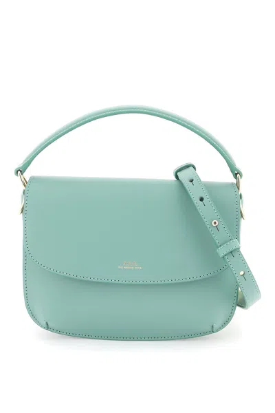 Apc Sarah Mini Shoulder Handbag In Green