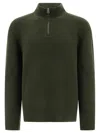 APC GREEN MERINO WOOL SWEATER FOR MEN