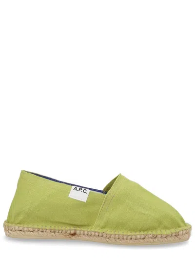A.p.c. Green Slip-on Espardilles