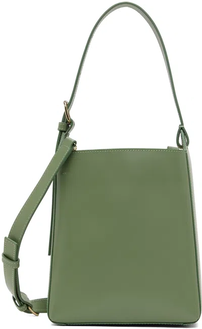 Apc Green Small Virginie Bag In Kac Almond Green