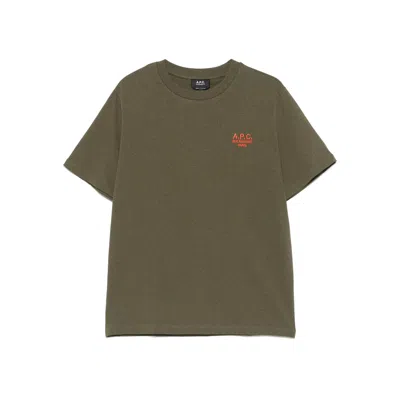 APC A.P.C. GREEN T-SHIRTS & VESTS - T-SHIRTS MEN