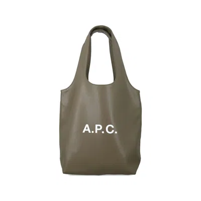 Apc A.p.c. Green Tote Bags Men