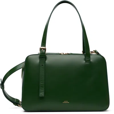 APC GREEN VIRGINIE BOX BAG